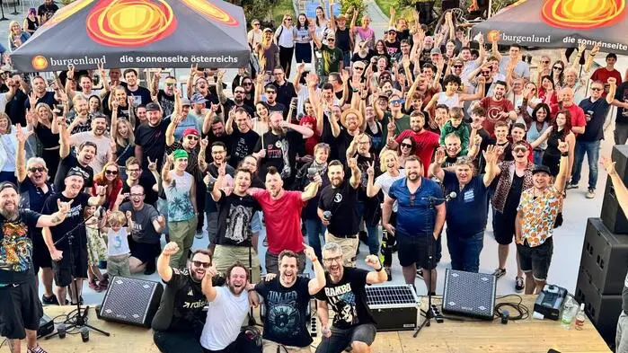 Das grenzübergreifende „Murrab Rock“-Festival feierte am Pfingstsamstag Österreich-Premiere auf Schloss Tabor