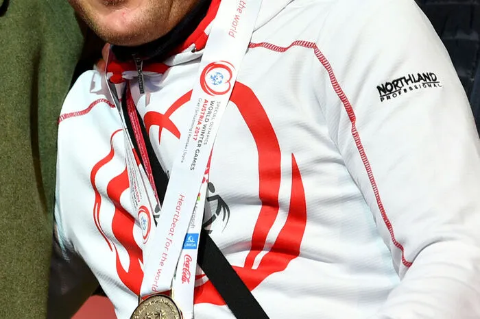 Eine Goldene wurde Skirennläufer Mathias Treiber (Lebenshilfe Graz) umgehängt.