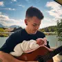 Matthias Ortner und seine Tochter Marie