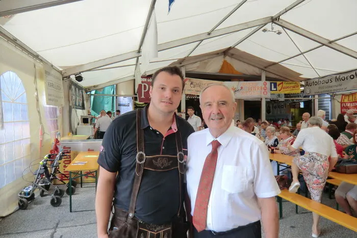 Auch Gemeinderat Wolfgang Miglar und Bürgermeister Valentin Blaschitz waren vor Ort.