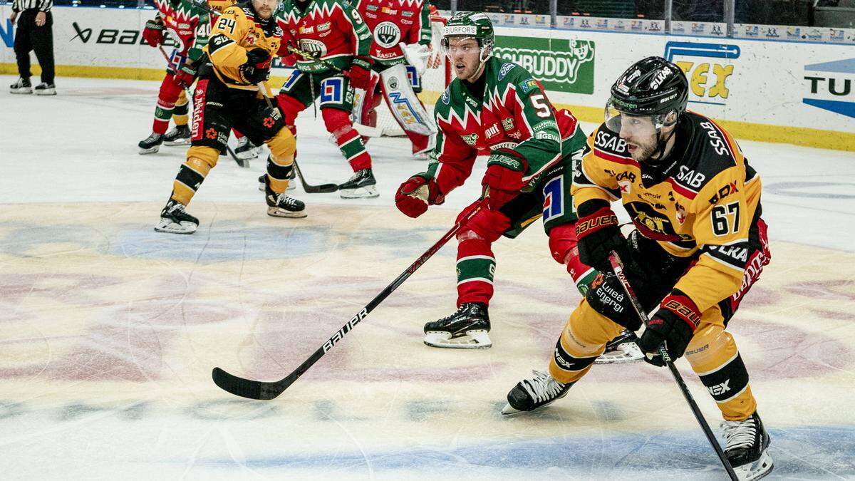 Lulea-Stürmer Konstantin Komarek trifft auf Frölunda