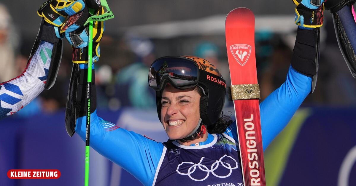 Federica Brignone jubelt über Gold im Riesentorlauf, Julia Scheib ging ...
