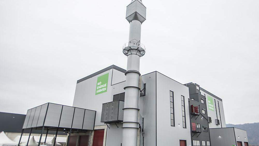 Seit gestern offiziell in Betrieb: Das Biomasse-Heizkraftwerk