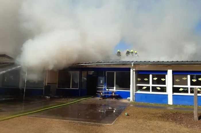 Um 17.35 wurde das erste Mal "Brand Aus" gegeben
