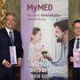 Klaus Scheitegel und Gernot Reiter stellen die neue Kranken- und Gesundheitsschiene „Grawe MyMed“ vor