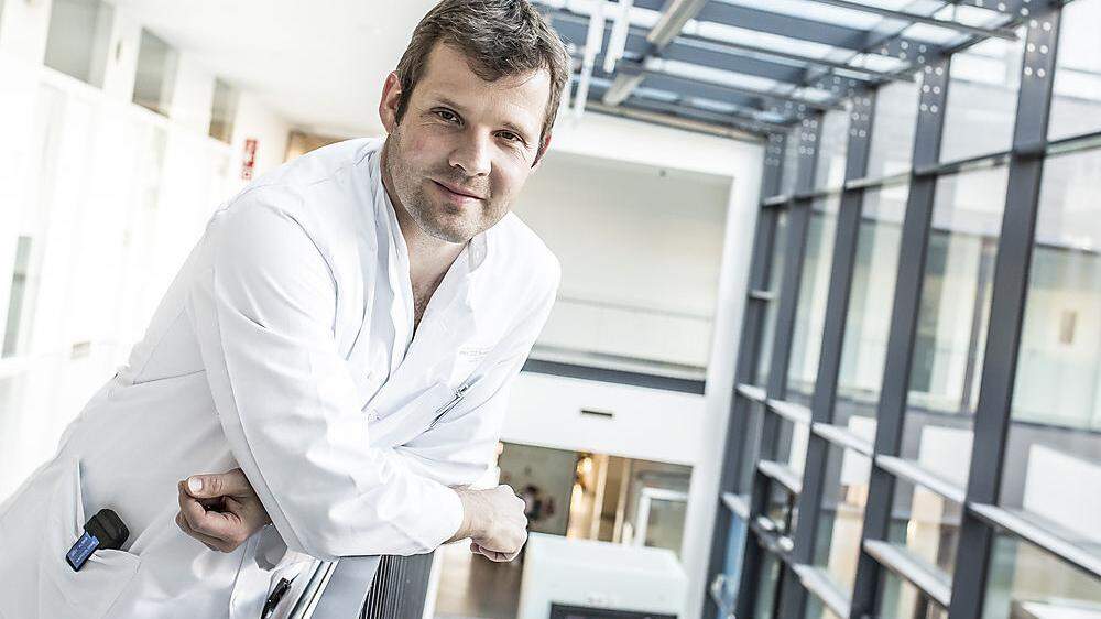 Primarius Hannes Alber leitet Innere Medizin und Kardiologie im Klinikum