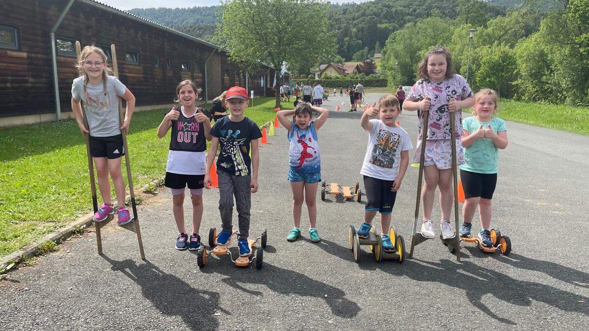 Die Schülerinnen und Schüler der Volksschule Arnfels nahmen ebenfalls am Inklusionsfest teil