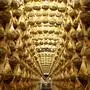 **ADVANCE FOR SUNDAY, JULY 13**  Parma hams are seen at the "Pio Tosini" Parma ham storehouse, in Parma, Italy, Monday, March 31, 2008. (AP Photo/Marco Vasini)