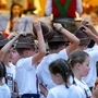 Volksschüler und Mittelschüler aus Außervillgraten nahmen am Volkstanz-Projekt teil
