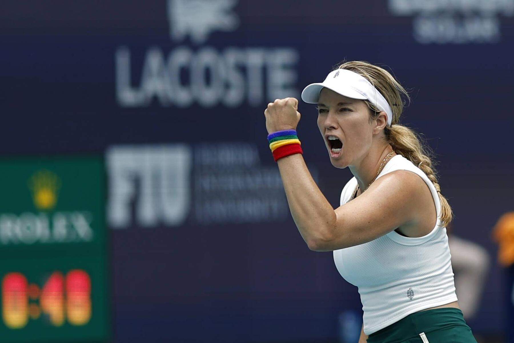Tennis in Miami : Als Danielle Collins ein großes Tabu brach 