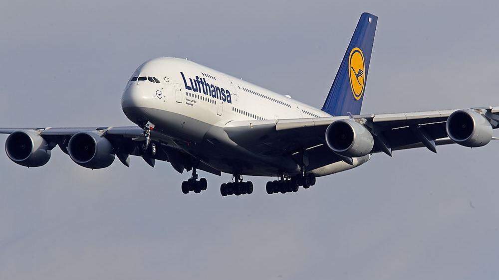 Airbus A380 der Lufthansa