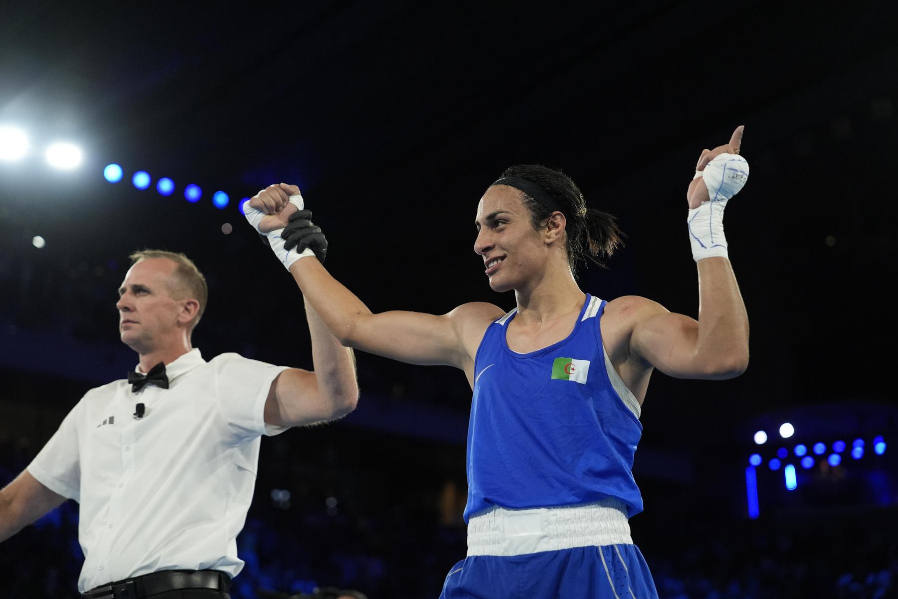 Boxerin Imane Khelif steht im Finale und kämpft um Gold