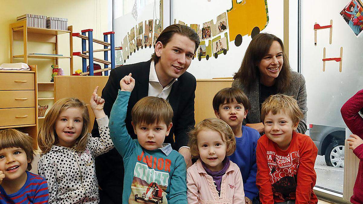 Minister Kurz und Ministerin Karmasin