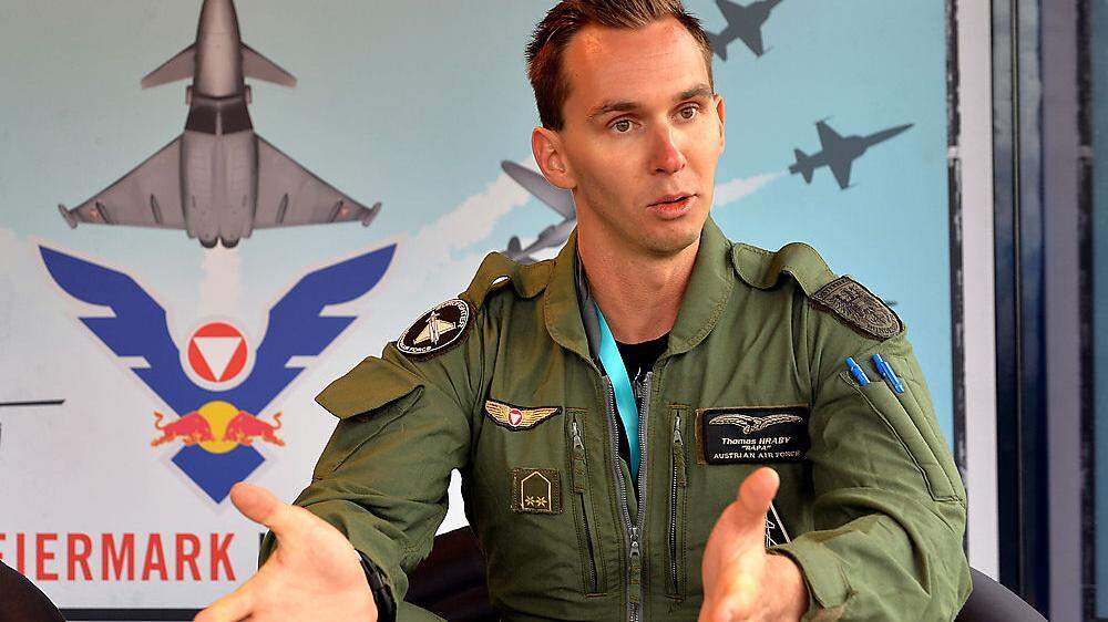 Thomas Hraby ist Eurofighter-Pilot