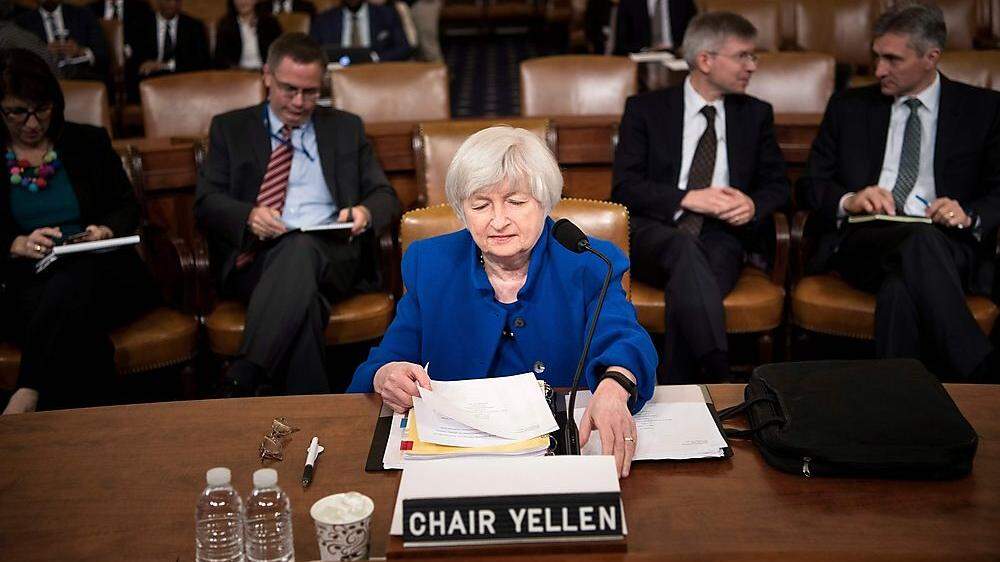 Die scheidende Fed-Chefin Janet Yellen 