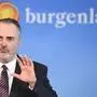 ABD0042_20210414 - EISENSTADT - ÖSTERREICH: Der burgenländische Landeshauptmann Hans Peter Doskozil während einer PK zum Thema "Entscheidung über weitere Vorgangsweise betreffend Lockdown im Burgenland" am Mittwoch, 14. April 2021, In Eisenstadt. - FOTO: APA/ROBERT JAEGER