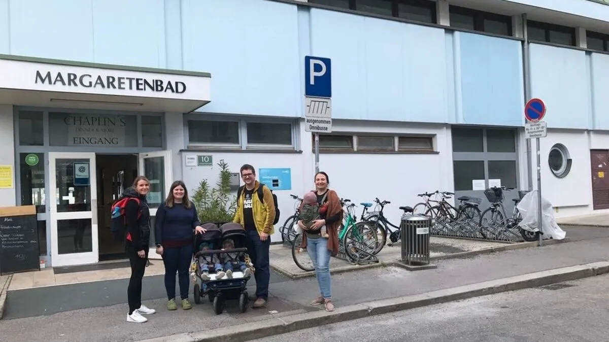 Der Vorplatz wird umgestaltet. Den Anstoß dafür gab die Grätzlinitiative Margaretenbad