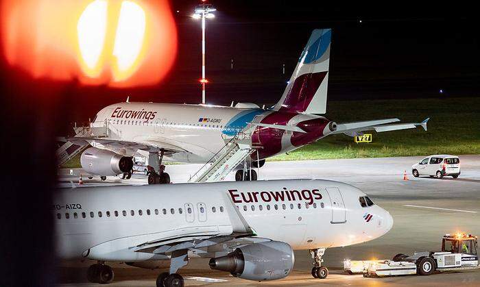 Eurowings-Maschinen blieben am Boden