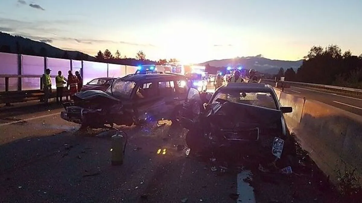 Unfall am Montag auf der S 36