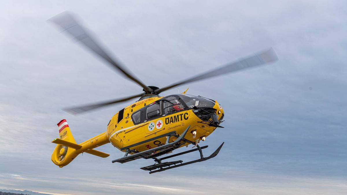 Der Rettungshubschrauber C12 flog Dienstag nach Gleisdorf aus