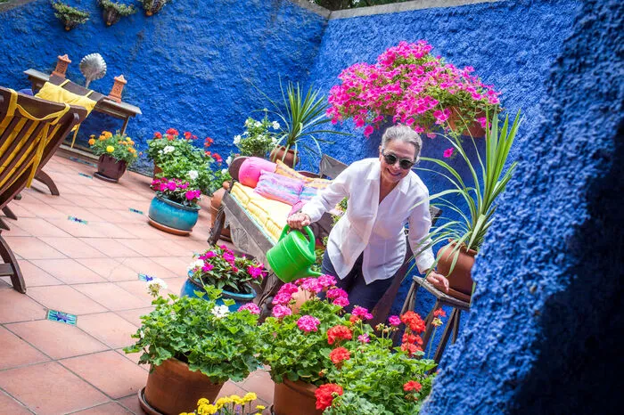 Mexikanisches Flair versprüht das Salettl im Schlossgarten.