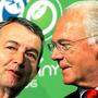 Wolfgang Niersbach (links) und Franz Beckenbauer