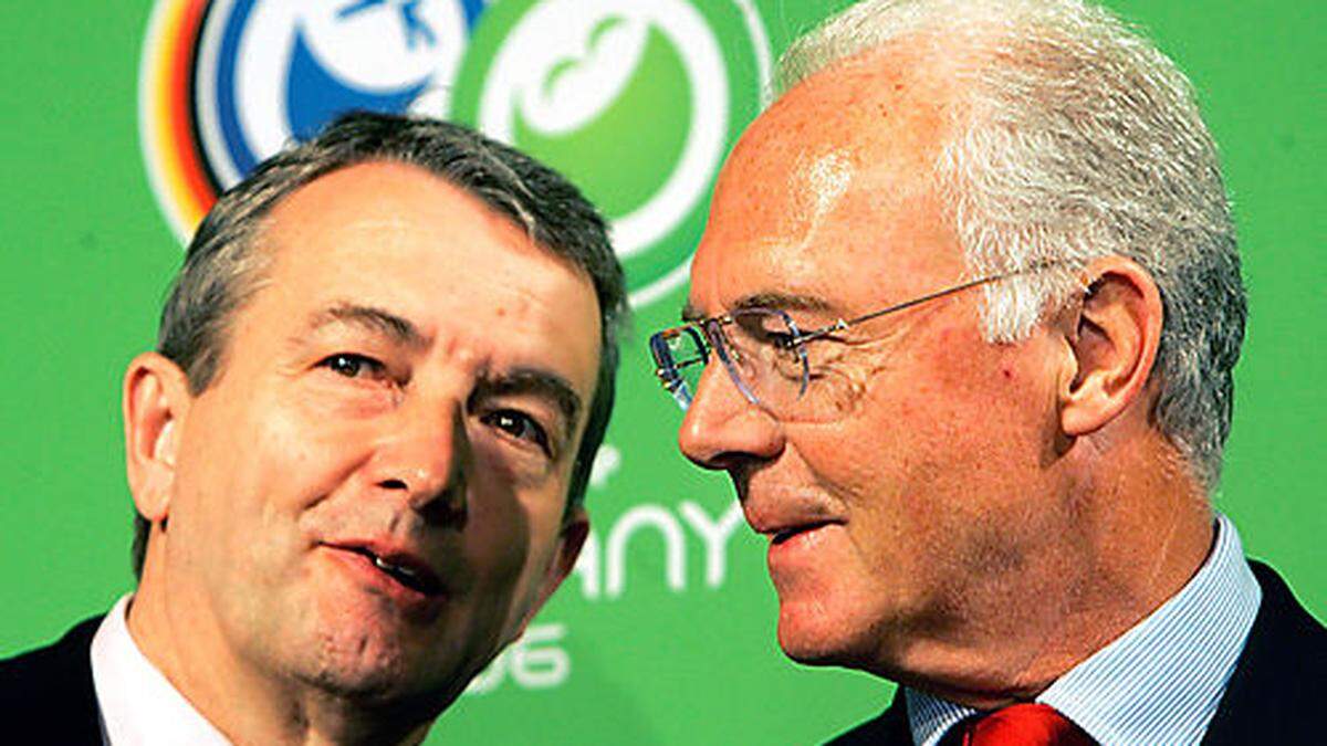 Wolfgang Niersbach (links) und Franz Beckenbauer