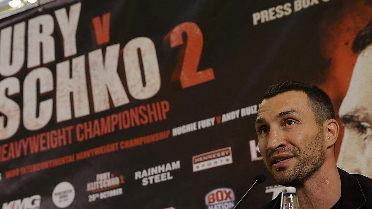 Wladimir Klitschko war bei der Pressekonferenz