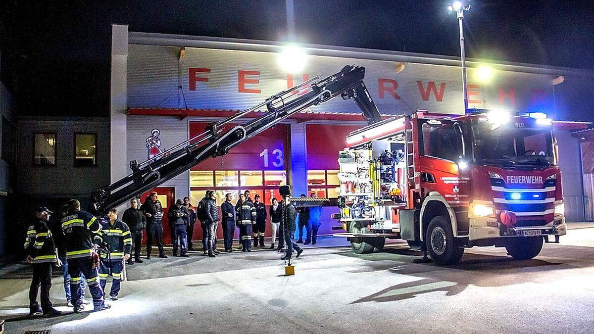 Das neue schwere Rüstfahrzeug ist in Weiz eingetroffen