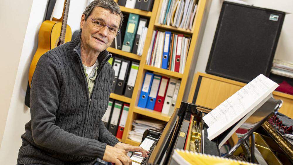 Ernst Pollheimer führt ein Leben im Zeichen der Musik