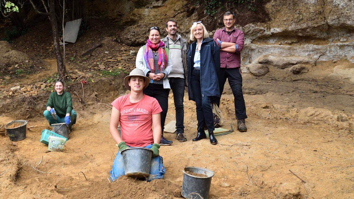 Südlich des Tempelmuseums Frauenberg findet erstmals eine Grabung statt