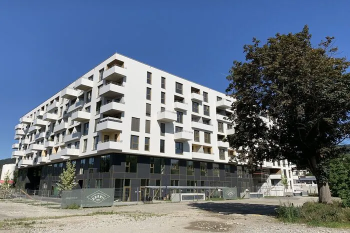 Die ersten Wohnbauten sind schon realisiert.