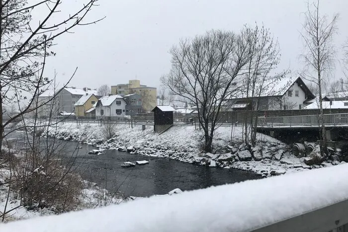 In der Nacht auf Mittwoch hat Schneefall im Bezirk Voitsberg eingesetzt...