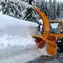 In Oberkärnten ist der Winterdienst besonders fordernd - so wie auf der B 90 Nassfeldstraße