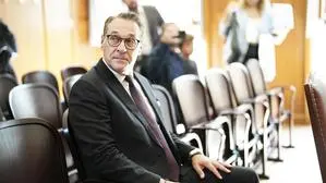 Früher gefeierter FPÖ-Chef, heute Dauergast auf der Anklagebank: Heinz-Christian Strache 