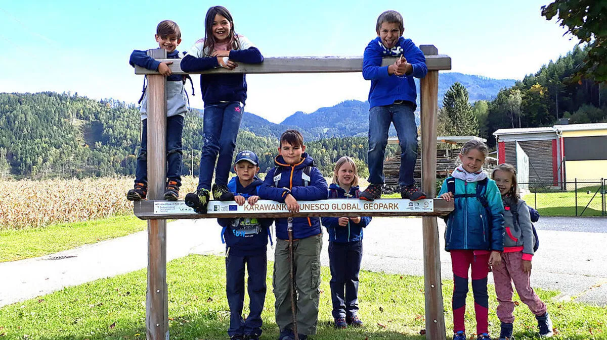 Die Geopark-Forscherkids gehen regelmäßig auf Entdeckungstour