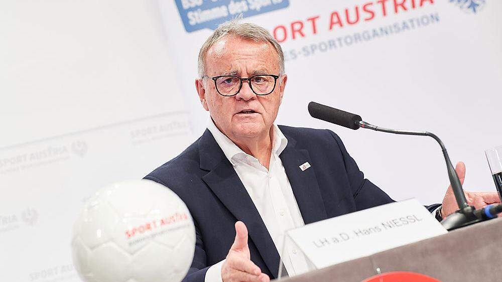 Der neue Präsident der Bundes-Sportorganisation, Landeshauptmann a.D. Hans Niessl 
