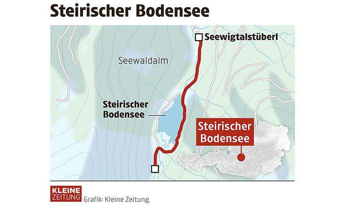 Die Route zum Steirischen Bodensee