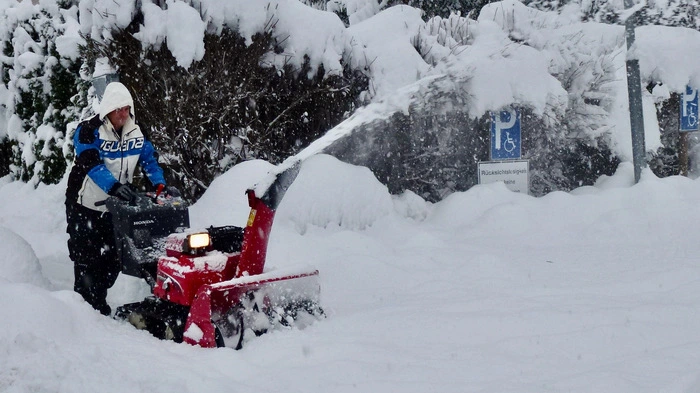 Die Schneefräsen laufen heiß