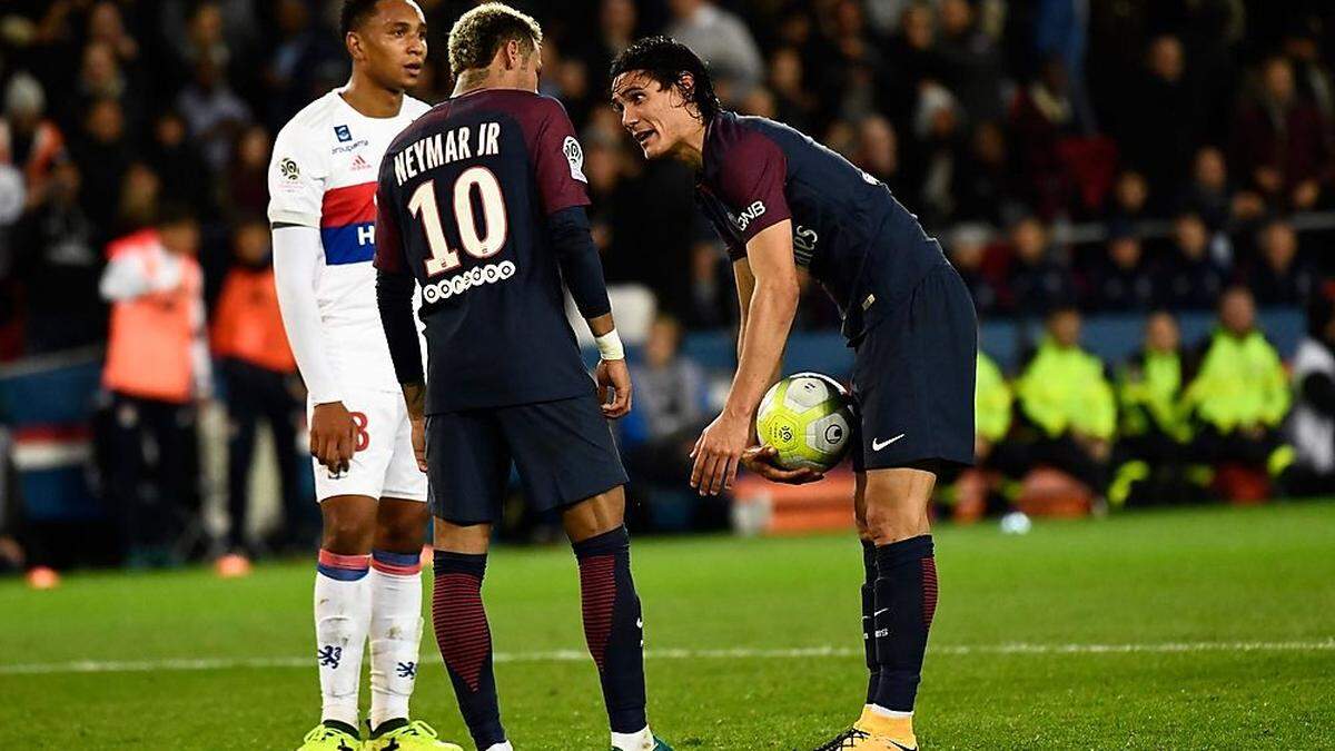 Der Ball gehört mir, sagte Cavani zu Neymar