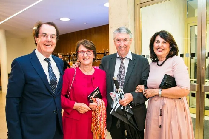 ... Unternehmer Hans Roth mit Gattin Margret ...