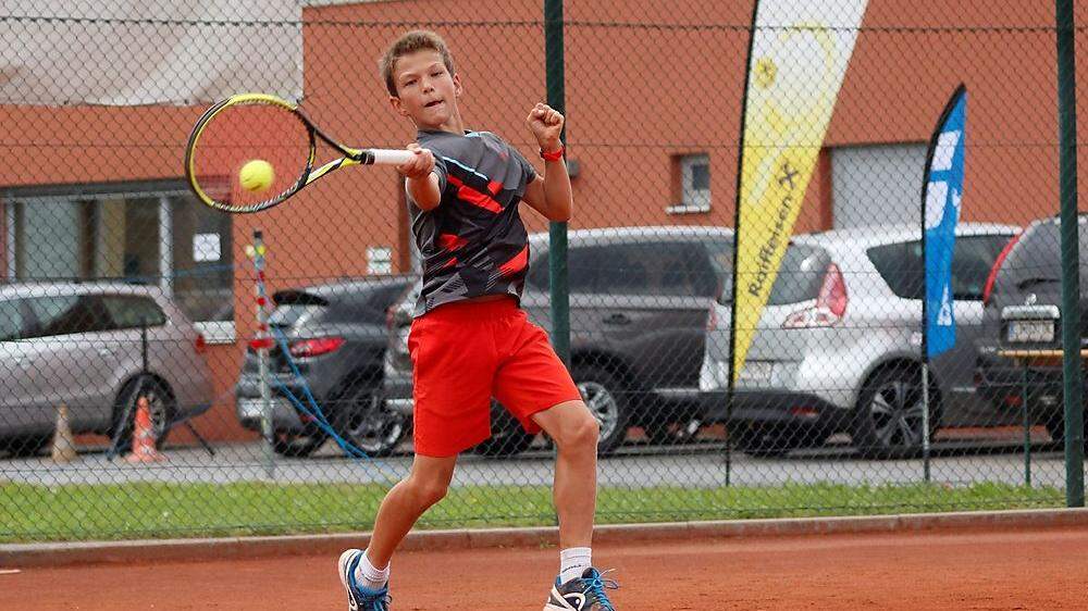 Der 13-jährige Sebastian Sorger ist gut in Form