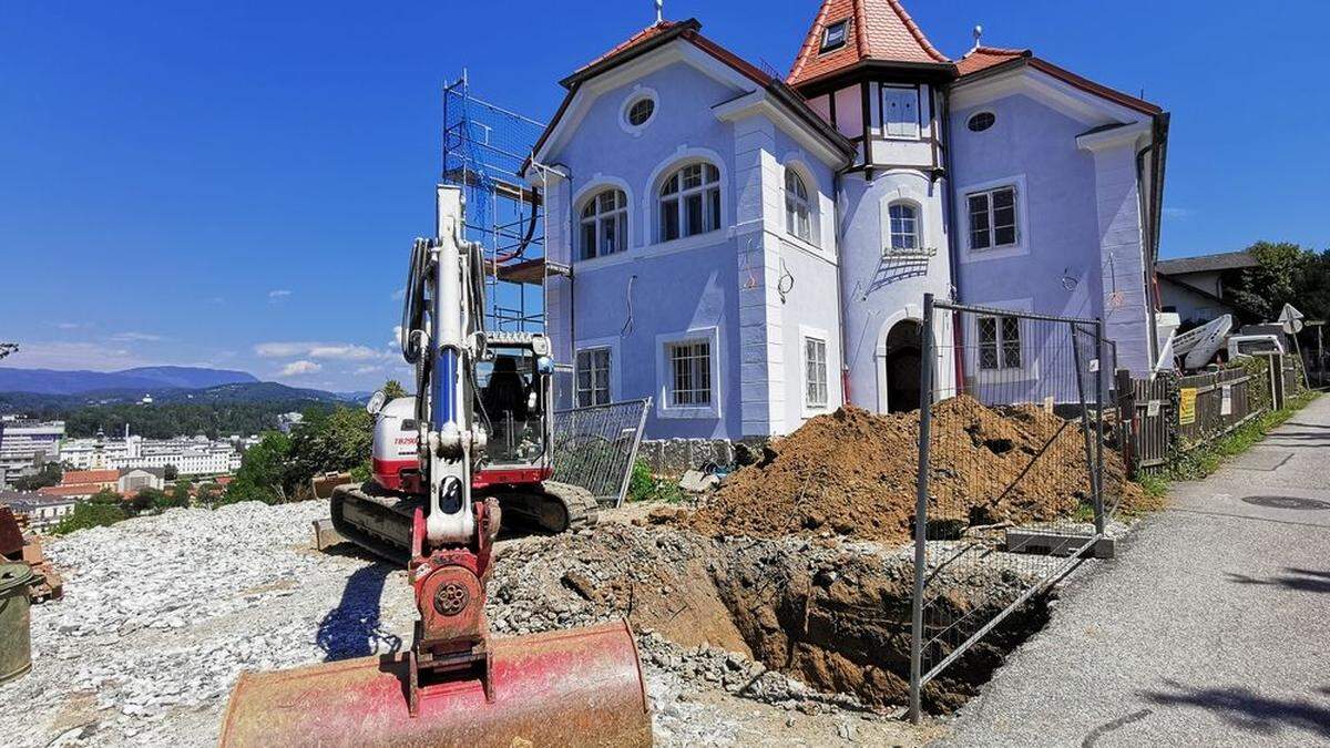 Ihr Abriss wurde befürchtet, stattdessen wird sie jetzt saniert: Die Villa in der Rudolfstraße