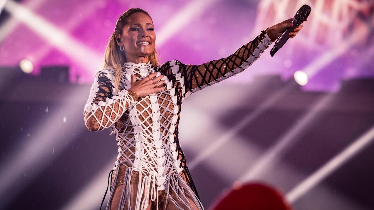 Helene Fischer bei einem Open-Air-Konzert in München