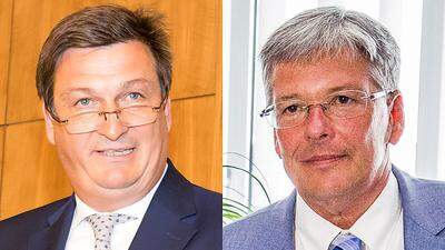 Jürgen Mandl (links): „Straffere Verwaltung nötig“; Peter  Kaiser: „Leiteten richtige Maßnahmen ein“ 