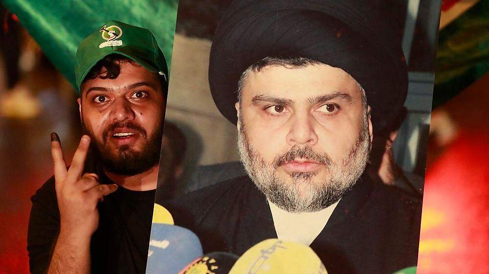Der Geistliche Muqtada al-Sadr konnte am meisten Stimmen einfangen