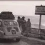 Mit einem Steyr-Fiat 600 über die Pack – Rast am Packer Stausee, um 1960 