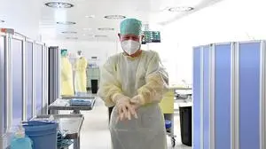 Blick in eine Corona-Intensivstation