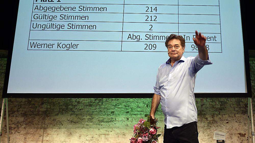 Der Bundeskongress im Juli 2019 wurde zum Triumph für Werner Kogler