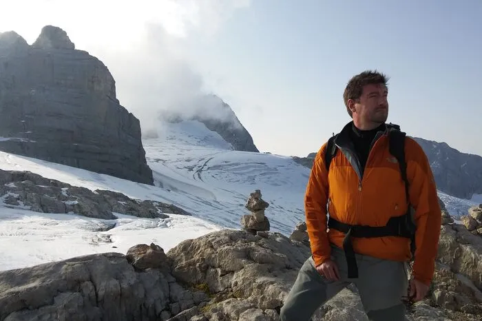 Der Sohn des einst Vermissten war von der Gletscherlandschaft beeindruckt.
